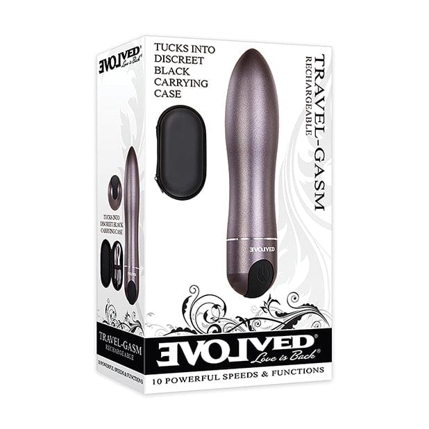 Evolved - Travel Gasm Bullet Vibrator (Grey) -  Bullet (Vibration) Rechargeable  Durio.sg