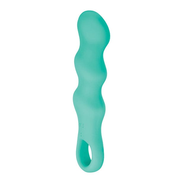 Evolved - Triple Teaser Silicone Rechargeable Vibrator (Teal) -  Anal Beads (Vibration) Rechargeable  Durio.sg