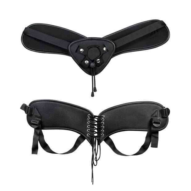 Evolved - Ultimate Adjustable Strap On Harness (Black) -  Strap On w/o Dildo  Durio.sg