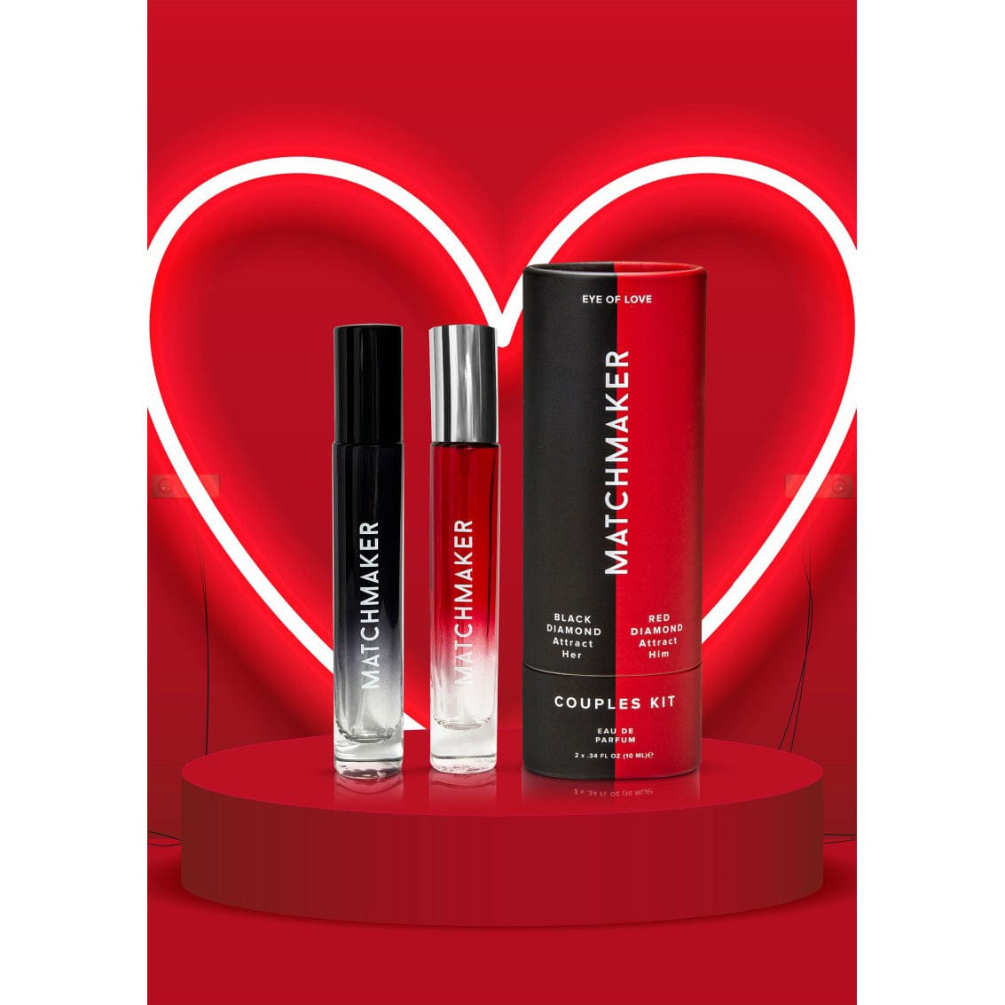 Eye of Love - Matchmaker Pheromone Perfume Spray For Couples Travel Size 2x10ml -  Pheromones  Durio.sg