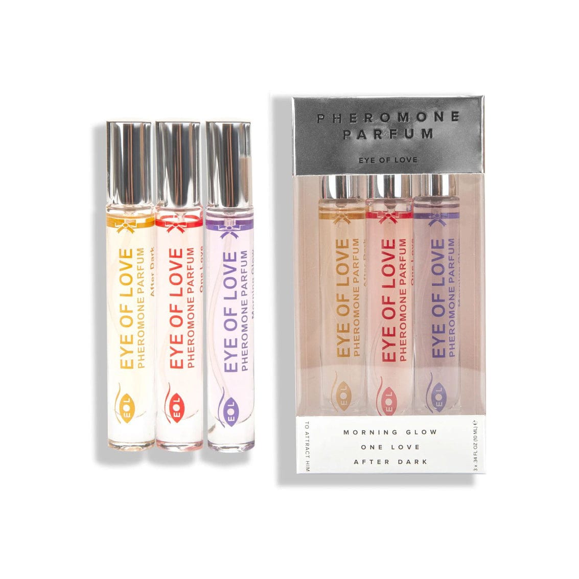 Eye of Love - Pheromone Parfum Perfume Set Travel Size For Her 3x10ml -  Pheromones  Durio.sg