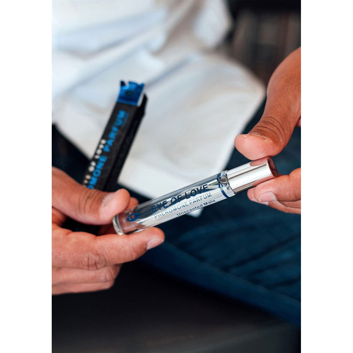 Unscented sales pheromone spray
