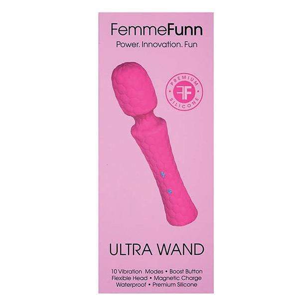 Femme Funn - Powerful Ultra Wand Massager (Pink) -  Wand Massagers (Vibration) Rechargeable  Durio.sg