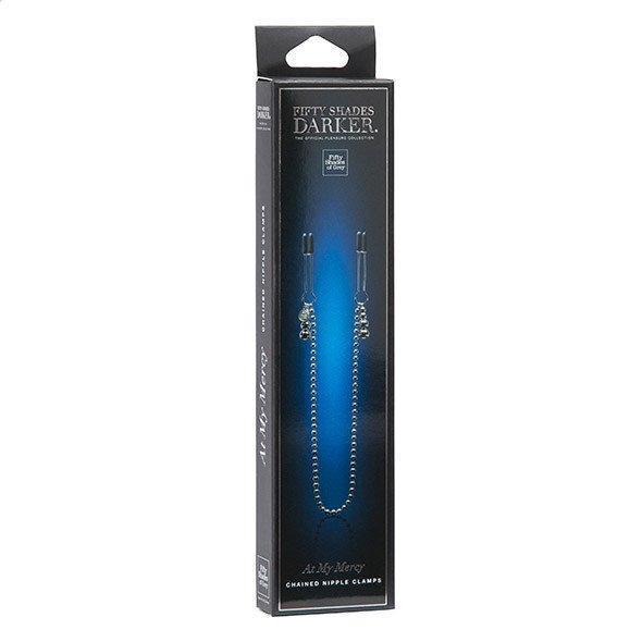 Fifty Shades Darker - At My Mercy Beaded Chain Nipple Clamps -  Nipple Clamps (Non Vibration)  Durio.sg