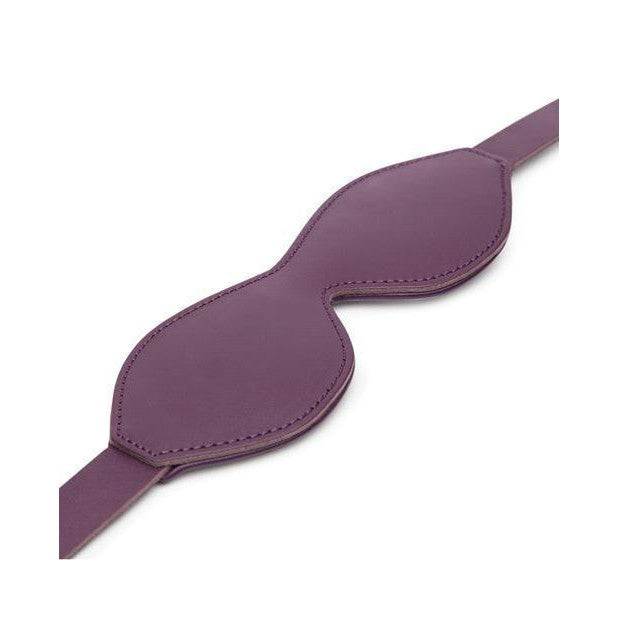 Fifty Shades Freed - Cherished Collection Leather Blindfold (Purple) -  Mask (Blind)  Durio.sg