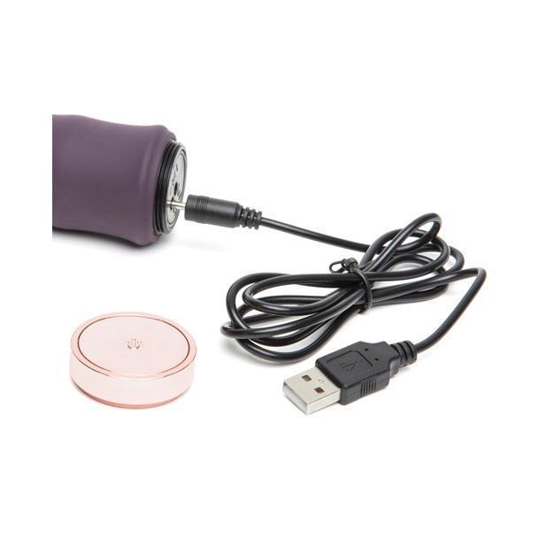 Fifty Shades Freed - Deep Inside Rechargeable Classic Wave Vibrator (Grey) -  G Spot Dildo (Vibration) Rechargeable  Durio.sg