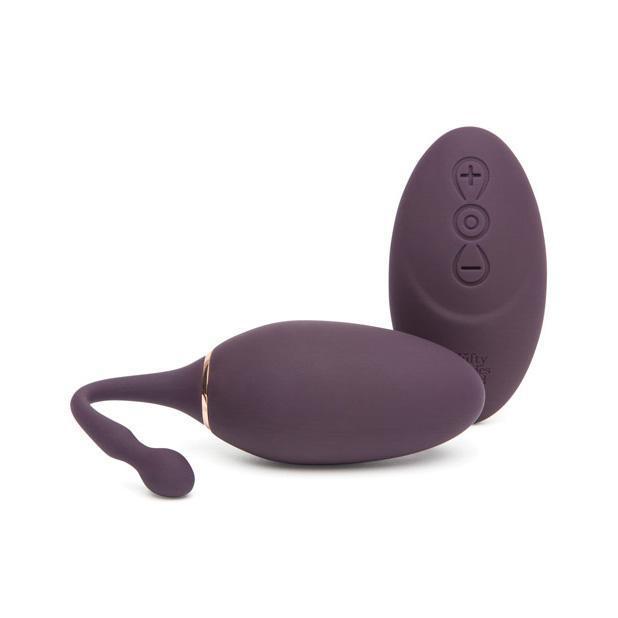 Fifty Shades Freed - I've Got You Rechargeable Remote Control Egg Massager (Grey) -  Wireless Remote Control Egg (Vibration) Rechargeable  Durio.sg