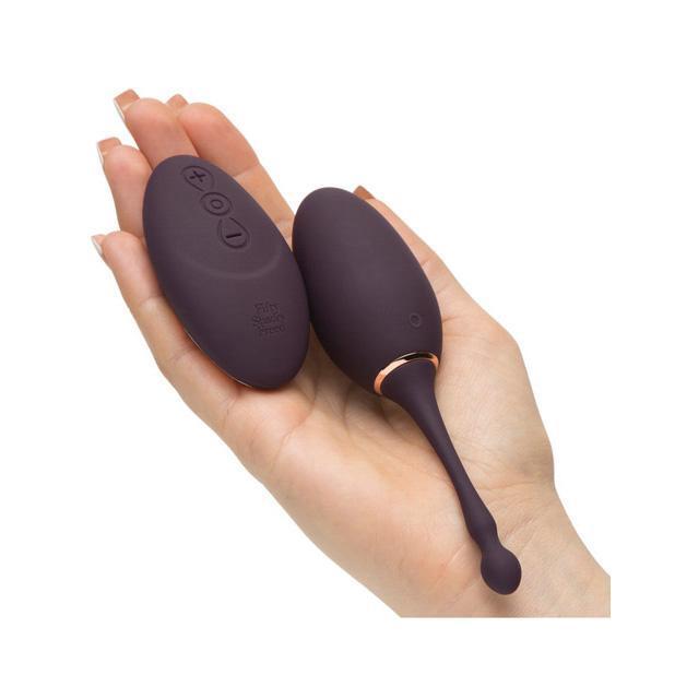 Fifty Shades Freed - I've Got You Rechargeable Remote Control Egg Massager (Grey) -  Wireless Remote Control Egg (Vibration) Rechargeable  Durio.sg