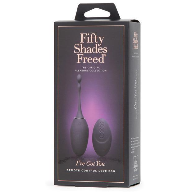 Fifty Shades Freed - I've Got You Rechargeable Remote Control Egg Massager (Grey) -  Wireless Remote Control Egg (Vibration) Rechargeable  Durio.sg