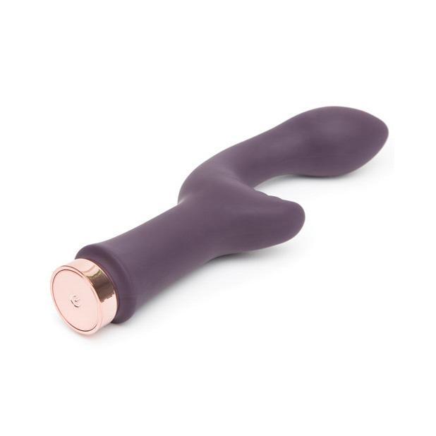 Fifty Shades Freed - Lavish Attention Rechargeable Clitoral & G-Spot Vibrator (Grey) -  Rabbit Dildo (Vibration) Rechargeable  Durio.sg