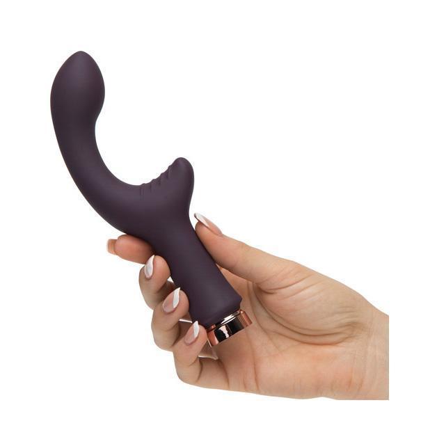 Fifty Shades Freed - Lavish Attention Rechargeable Clitoral & G-Spot Vibrator (Grey) -  Rabbit Dildo (Vibration) Rechargeable  Durio.sg