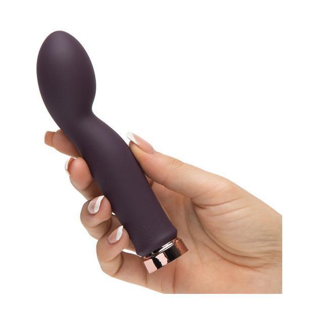 Fifty Shades Freed - So Exquisite Rechargeable G-Spot Vibrator (Grey) -  G Spot Dildo (Vibration) Rechargeable  Durio.sg
