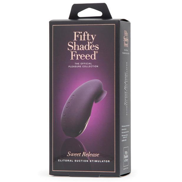 Fifty Shades Freed - Sweet Release Rechargeable Clitoral Suction Stimulator (Grey) -  G Spot Dildo (Vibration) Rechargeable  Durio.sg