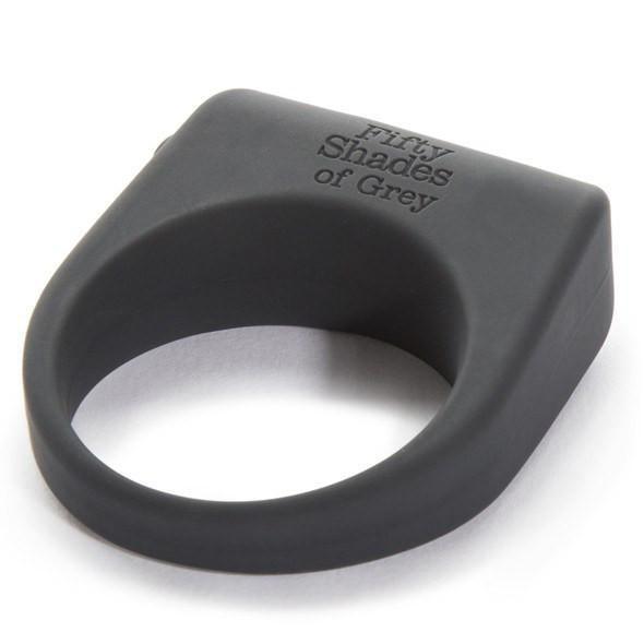 Fifty Shades Of Grey - Secret Weapon Vibrating Cock Ring (Black) -  Silicone Cock Ring (Vibration) Non Rechargeable  Durio.sg