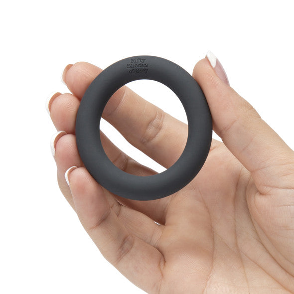 Fifty Shades of Grey - A Perfect O Silicone Cock Ring -  Silicone Cock Ring (Non Vibration)  Durio.sg