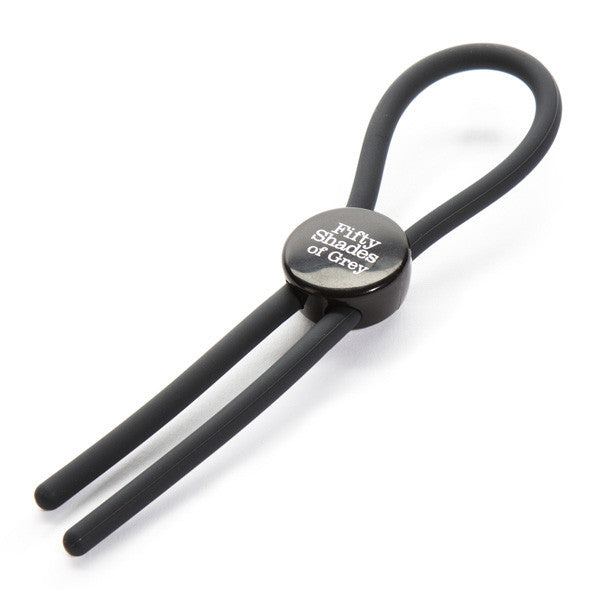 Fifty Shades of Grey - Again and Again Adjustable Cock Ring -  Silicone Cock Ring (Non Vibration)  Durio.sg