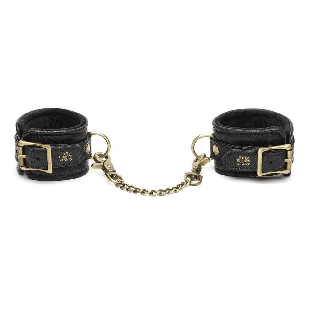 Fifty Shades of Grey - Bound to You Wrist Cuffs (Black) -  Hand/Leg Cuffs  Durio.sg