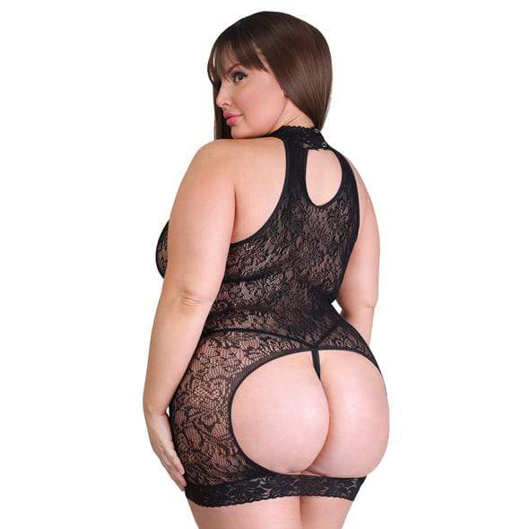 Fifty Shades of Grey - Captivate Spanking Mini Dress Costume Plus Size Queen (Black) -  Dresses  Durio.sg
