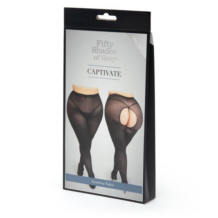 Fifty Shades of Grey - Captivate Spanking Tights Costume Plus Size Queen (Black) -  Stockings  Durio.sg