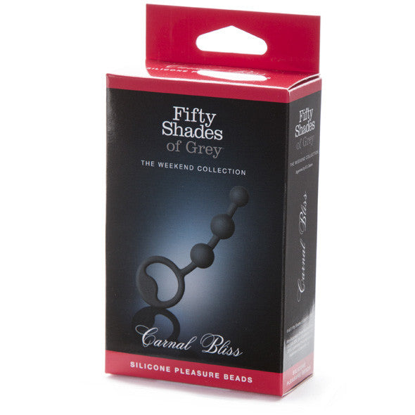 Fifty Shades of Grey - Carnal Bliss Silicone Anal Beads -  Anal Beads (Non Vibration)  Durio.sg