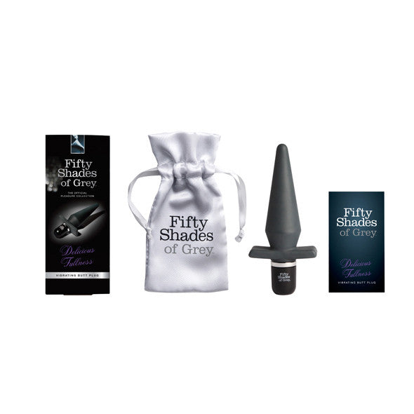 Fifty Shades of Grey - Delicious Fullness Vibrating Butt Plug -  Anal Plug (Vibration) Non Rechargeable  Durio.sg