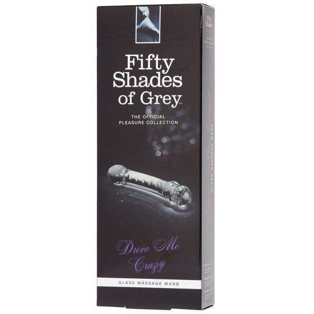 Fifty Shades of Grey - Drive Me Crazy Glass Massage Wand (Clear) -  Glass Dildo (Non Vibration)  Durio.sg