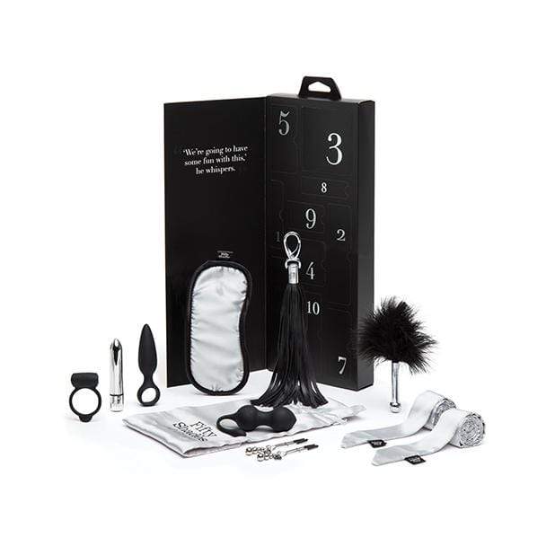 Fifty Shades of Grey - Fifty Shades Freed Pleasure Overload 10 Days of Play Couple's Gift Set (Grey) -  BDSM (Others)  Durio.sg
