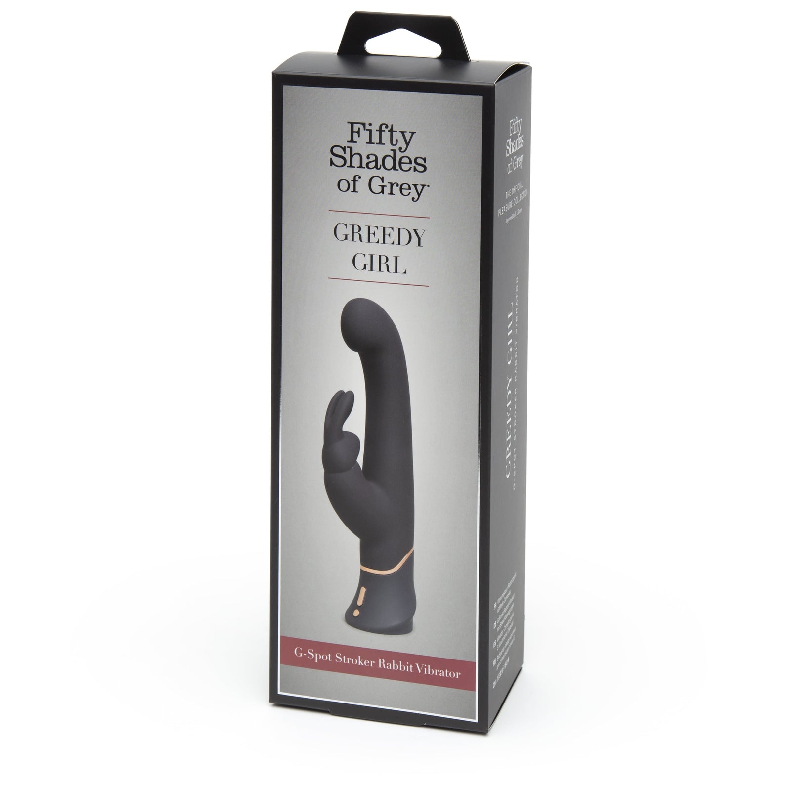 Fifty Shades of Grey - Greedy Girl G Spot Stroker Rabbit Vibrator (Black) -  Rabbit Dildo (Vibration) Rechargeable  Durio.sg