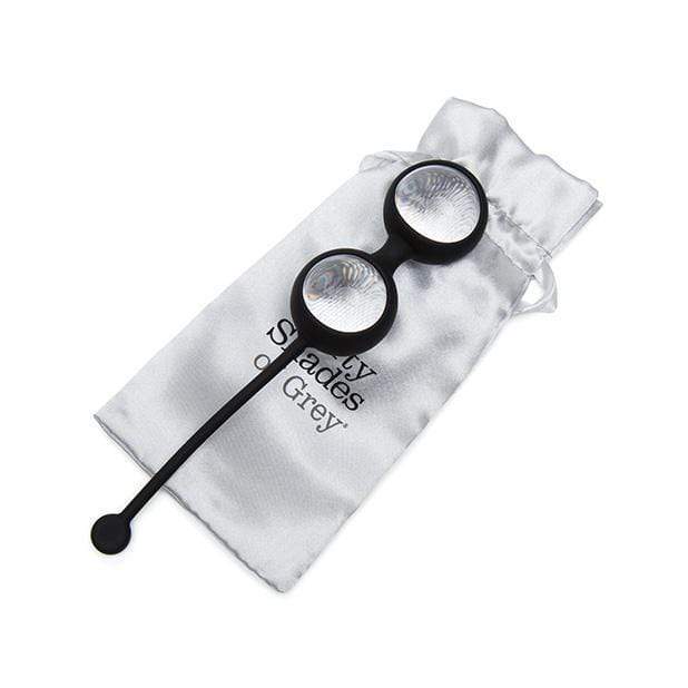 Fifty Shades of Grey - Inner Goddess Glass Pleasure Kegel Balls 77 g (Clear) -  Kegel Balls (Glass)  Durio.sg
