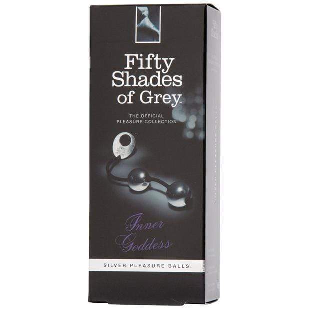 Fifty Shades of Grey - Inner Goddess Silver Metal Pleasure Kegel Balls (Black) -  Kegel Balls (Metal)  Durio.sg