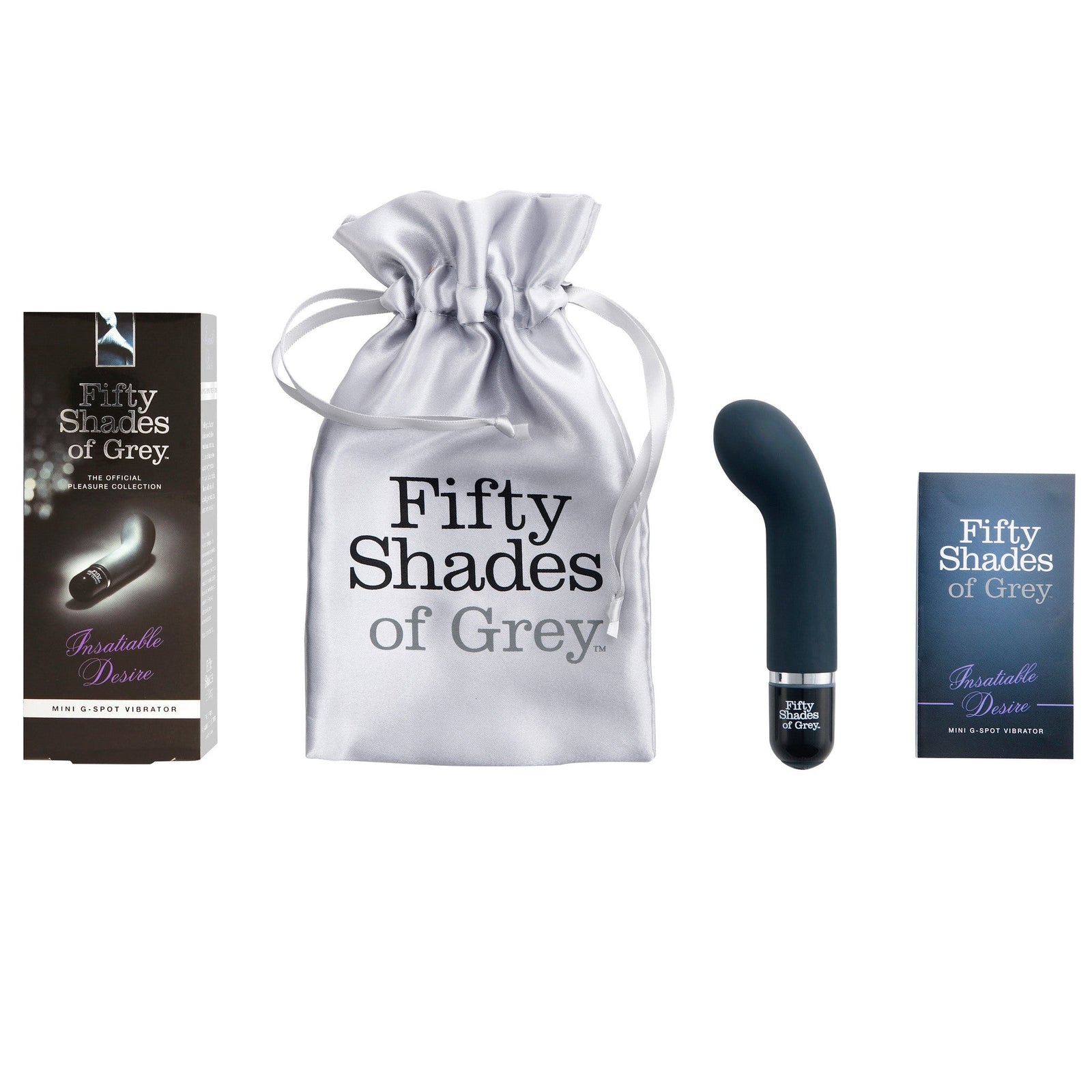Fifty Shades of Grey - Insatiable Desire Mini G-Spot Vibrator -  G Spot Dildo (Vibration) Non Rechargeable  Durio.sg