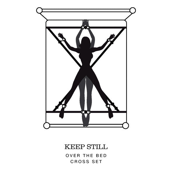 Fifty Shades of Grey - Keep Still Over the Bed Cross Restraint Set -  Bed Restraint  Durio.sg