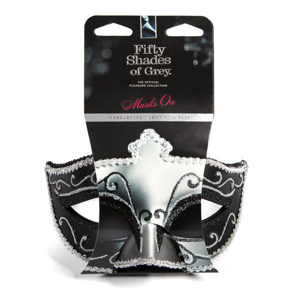 Fifty Shades of Grey - Masks On Masquerade Mask Twin Pack -  Mask (Non blinded)  Durio.sg
