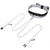 Fifty Shades of Grey - Play Nice Satin & Lace Collar & Nipple Clamps (Grey) -  Nipple Clamps (Non Vibration)  Durio.sg