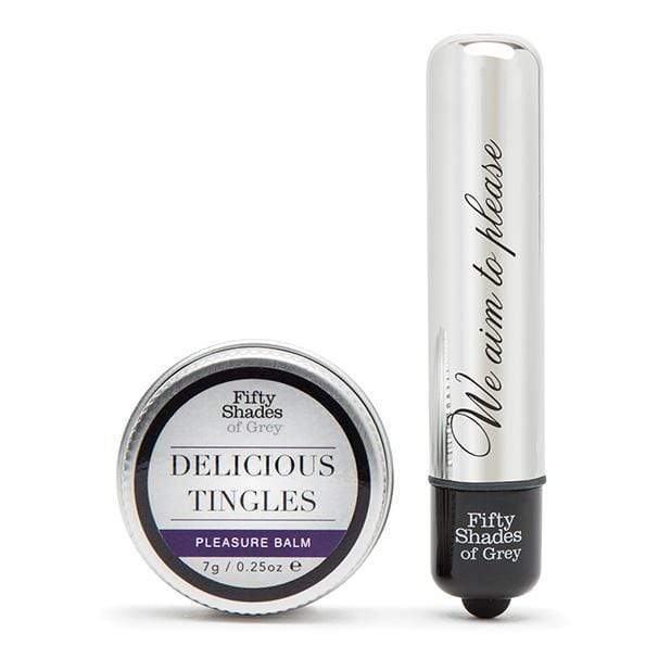 Fifty Shades of Grey - Pleasure Overload Delicious Tingles Gift Set (Black) -  Bullet (Vibration) Non Rechargeable  Durio.sg