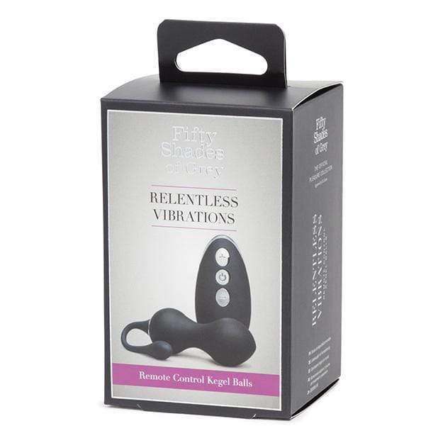 Fifty Shades of Grey - Relentless Vibrations Remote Control Kegel Balls (Black) -  Kegel Balls (Vibration) Rechargeable  Durio.sg