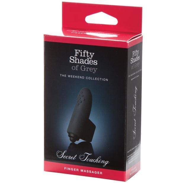 Fifty Shades of Grey - Secret Touching Finger Massager (Black) -  Clit Massager (Vibration) Non Rechargeable  Durio.sg