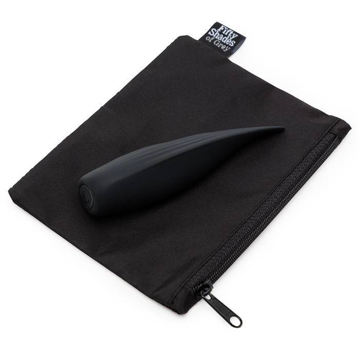 Fifty Shades of Grey - Sensation Rechargeable Flickering Tongue Vibrator (Black) -  Clit Massager (Vibration) Rechargeable  Durio.sg