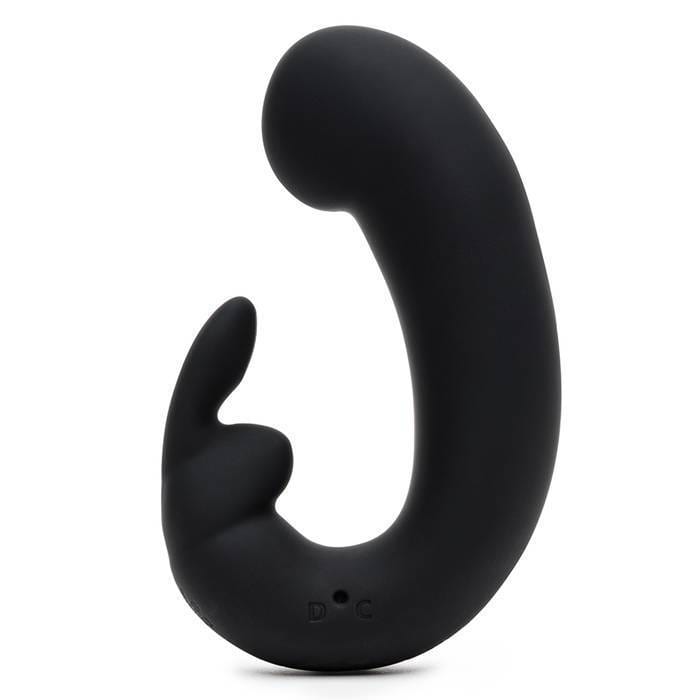 Fifty Shades of Grey - Sensation Rechargeable G-Spot Rabbit Vibrator (Black) -  Rabbit Dildo (Vibration) Rechargeable  Durio.sg