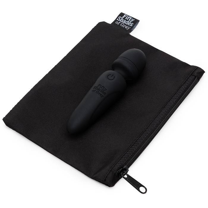 Fifty Shades of Grey - Sensation Rechargeable Mini Wand Vibrator (Black) -  Wand Massagers (Vibration) Rechargeable  Durio.sg