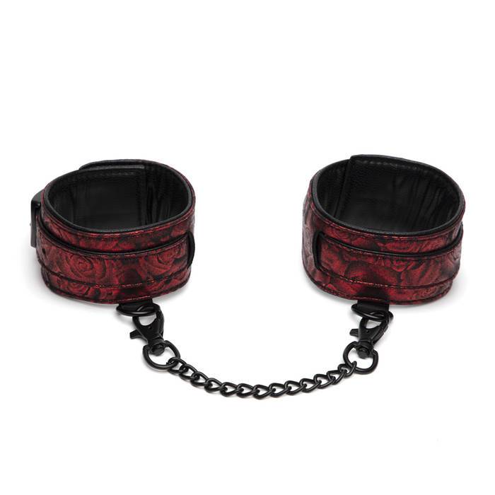 Fifty Shades of Grey - Sweet Anticipation Ankle Cuffs BDSM (Red) -  Hand/Leg Cuffs  Durio.sg