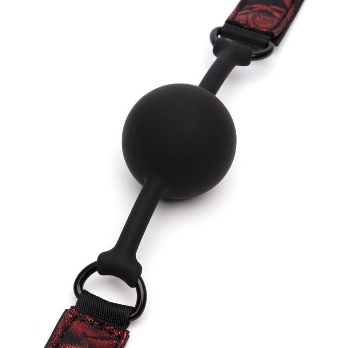 Fifty Shades of Grey - Sweet Anticipation Ball Gag BDSM (Red) -  Ball Gag  Durio.sg