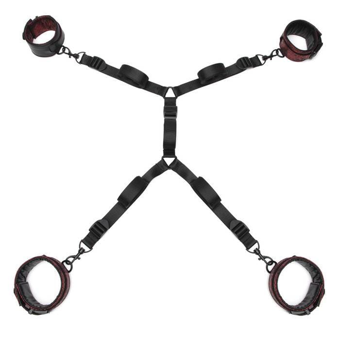 Fifty Shades of Grey - Sweet Anticipation Under Mattress Restraint Set BDSM (Red) -  Bed Restraint  Durio.sg