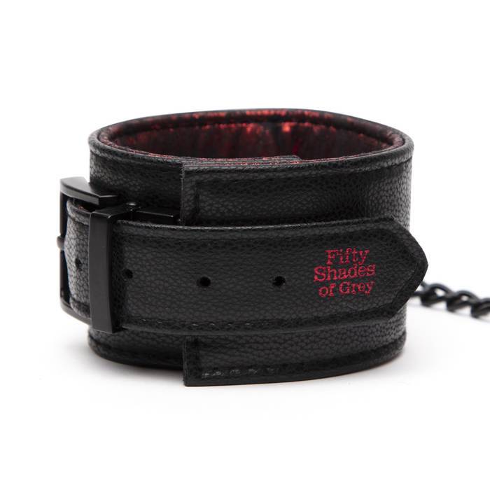 Fifty Shades of Grey - Sweet Anticipation Wrist Cuffs BDSM (Red) -  Hand/Leg Cuffs  Durio.sg