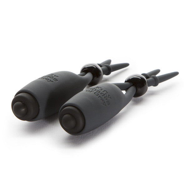 Fifty Shades of Grey - Sweet Torture Vibrating Nipple Clamps -  Nipple Clamps (Vibration) Non Rechargeable  Durio.sg