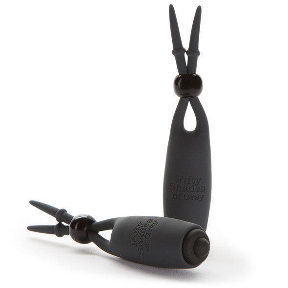 Fifty Shades of Grey - Sweet Torture Vibrating Nipple Clamps -  Nipple Clamps (Vibration) Non Rechargeable  Durio.sg