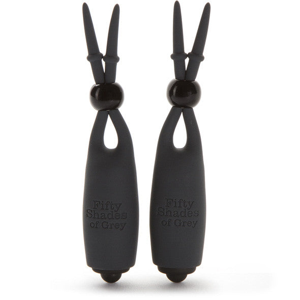 Fifty Shades of Grey - Sweet Torture Vibrating Nipple Clamps -  Nipple Clamps (Vibration) Non Rechargeable  Durio.sg