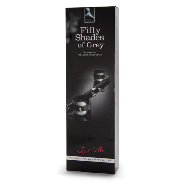 Fifty Shades of Grey - Trust Me Adjustable Spreader Bar and Cuffs Set -  Hand/Leg Cuffs  Durio.sg