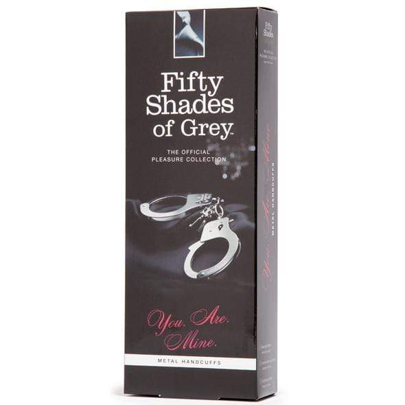 Fifty Shades of Grey - You Are Mine Metal Handcuffs (Silver) -  Hand/Leg Cuffs  Durio.sg