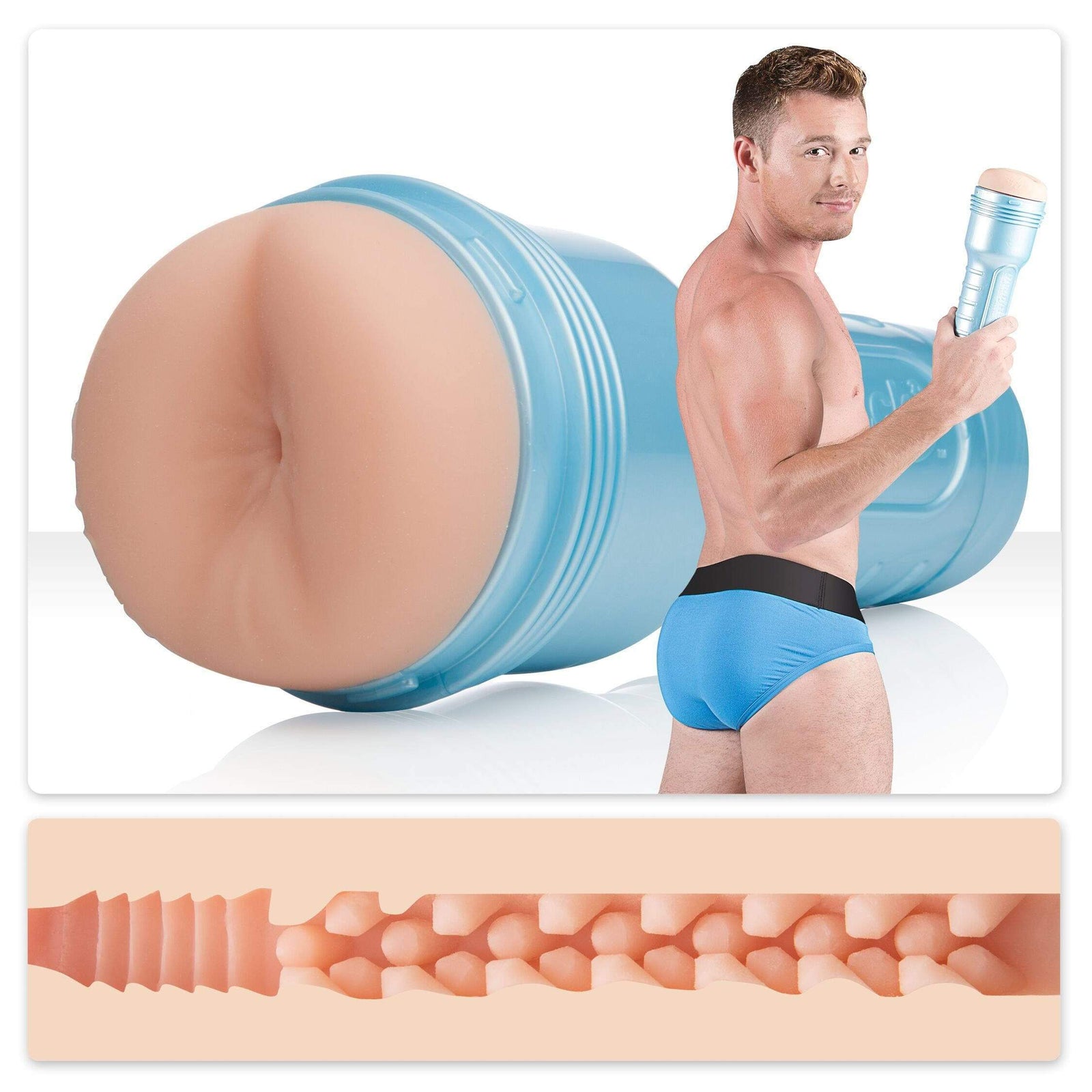 Fleshlight - Fleshjack Boys Brent Corrigan Masturbator Gay Ass (Bliss) -  Masturbator Gay Ass (Non Vibration)  Durio.sg